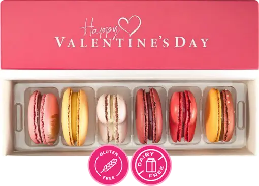 Full of Love Macarons 6pc <b>Vegan & Gluten-Free</b>